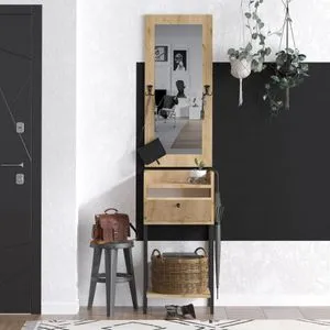 Olivia Sapphire Oak Hall Stand