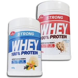 Olympic Protein Strong Whey 100% Vanila i Cookies &amp; Cream 840g, 2 komada