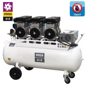 Omega Air bezuljni tihi klipni kompresor XS 3,3/150