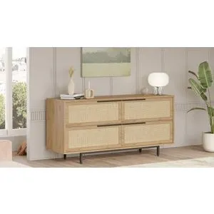 On3-Su Konzola od Orahovog Drveta i Hrasta