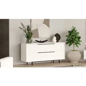 On3-W White Console