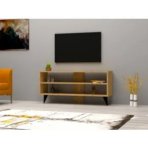 One - Oak Oak TV Stand