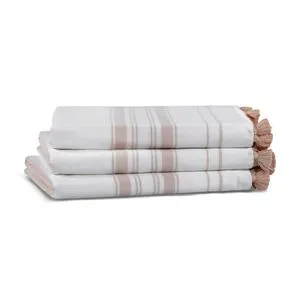 One Side Striped - Brown White
Brown Bath Towel