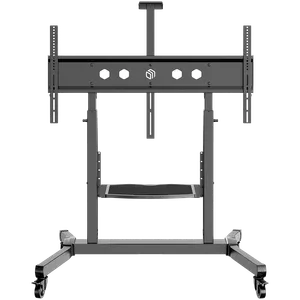 ONKRON Mobile TV Stand Rolling TV Cart for 50 to 100-Inch Screens up to 120 kg, black