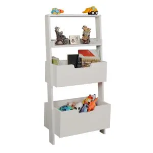 Only Single - White White Bookshelf