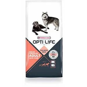 Opti Life Skin Care Adult Medium i Maxi Losos i Pirinač 12,5 kg