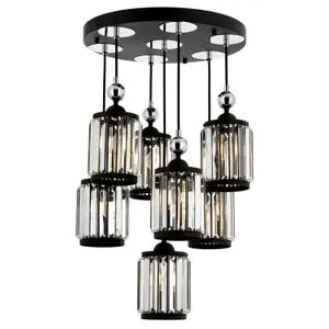 Opviq Av-4318-7T-Bsy Crno-Beli-Srebrni Luster