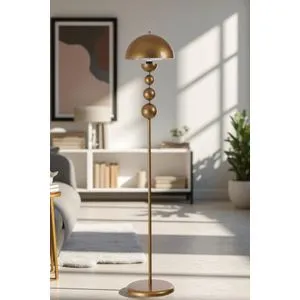Opviq podna lampa 8933-6, visina 155 cm, zlatna