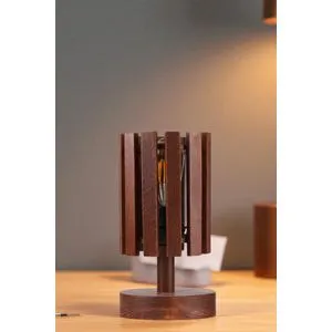 Opviq stona lampa 8903-2, visina 29 cm, orah