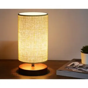 Opviq stona lampa AYD-3113, visina 30 cm, krem / crna
