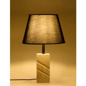 Opviq stona lampa Valen, visina 48 cm, crna