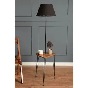 Opviq TM2002-01 Crni Orah Podna Lampa