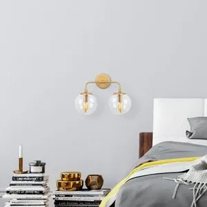Opviq zidna lampa Horn 12211, zlatna