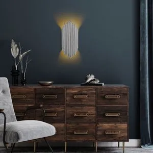 Opviq zidna lampa Kara 13347, hrom