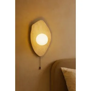 Opviq zidna lampa Sımılar, bež / bela