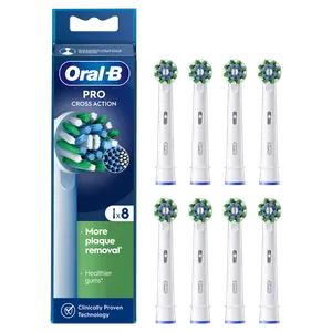 Oral-B Cross Action nastavak za električnu četkicu, 8 kom