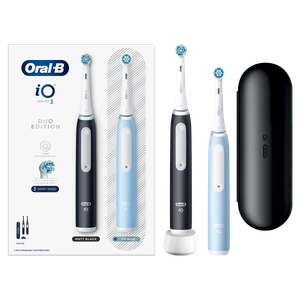 Oral-B iO3 duo, Električne četkice za zube, Crna+plava