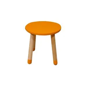 Orange Chair Orange Kid's Stool
