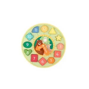 Orange tree toys Drvena umetaljka sa oblicima - sat