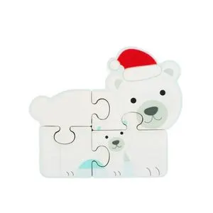 Orange tree toys Drvene mini puzzle - polarni medved
