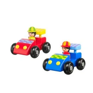 Orange tree toys Drveni set vozalica - 2 formule