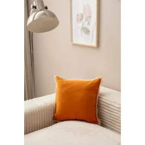 Orange v1 Orange Cushion Cover