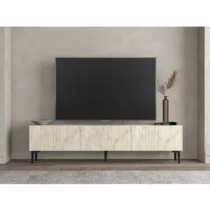 Oscar - Travertine Travertine TV Stand