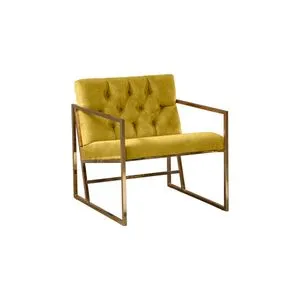 Oslo Gold - Mustard Mustard Wing Chair