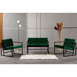 Oslo - Green Green Sofa Set