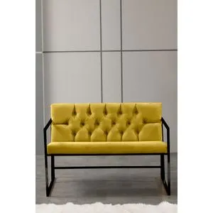 Oslo - Mustard Mustard 2-Seat Sofa