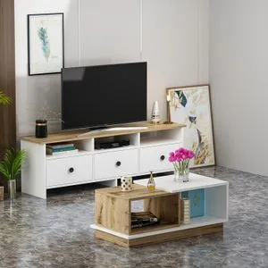 Oslo White
Oak Living Room Furniture Set