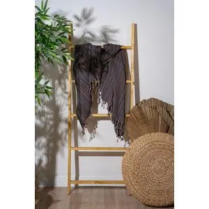 Otantik - Black Black Fouta (Beach Towel)