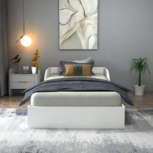 Oya - White White Single Bedstead