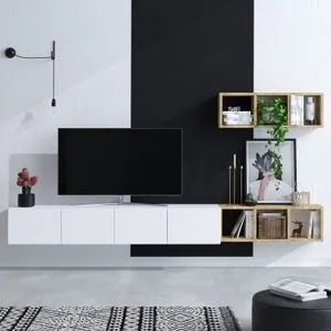 Pıa White
Oak TV Unit