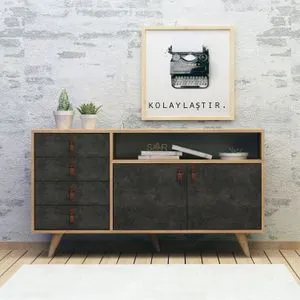 Pagina Oak
Dark Grey Console