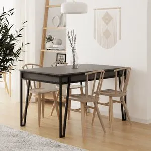 Pal - Anthracite Anthracite Extendable Dining Table
