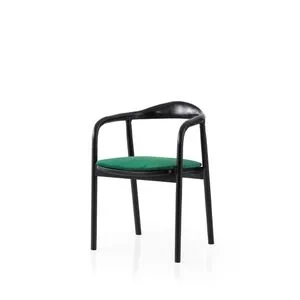 Palm - 032 Black 
Green Chair