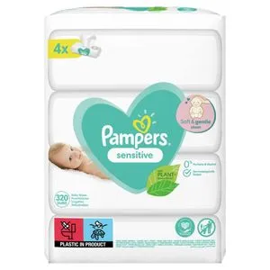 Pampers Vlažne maramice Sensitive 4x80 kom