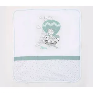 Pamučni Prekrivač "3Little Friends In Paris" Mint