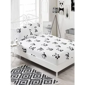 Panda Black
White Double Sheet Set