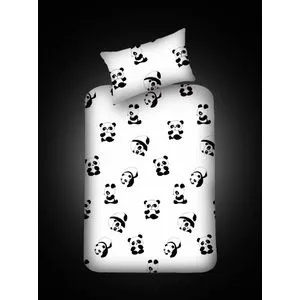Panda Black
White Single Sheet Set