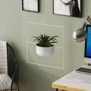 Pandantif - White White Decorative Pot