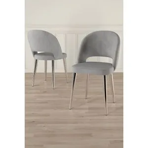 Pane - Grey, Chrome Grey
Chrome Chair Set (4 Pieces)