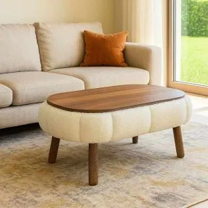 Papatya - White White Coffee Table