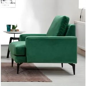 Papira Armchair Green Wing Chair