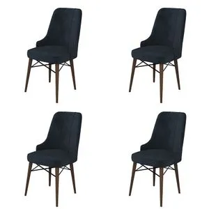 Pare - Anthracite, Brown Anthracite
Brown Chair Set (4 Pieces)