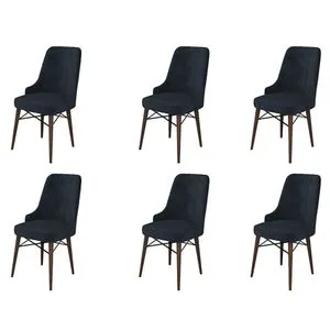 Pare - Anthracite, Brown Anthracite
Brown Chair Set (6 Pieces)