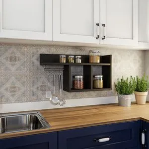 Pare - Antracitna Zidna Polica