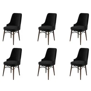 Pare - Black, Brown Black
Brown Chair Set (6 Pieces)
