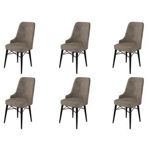 Pare - Cappuccino, Black Cappuccino
Black Chair Set (6 Pieces)